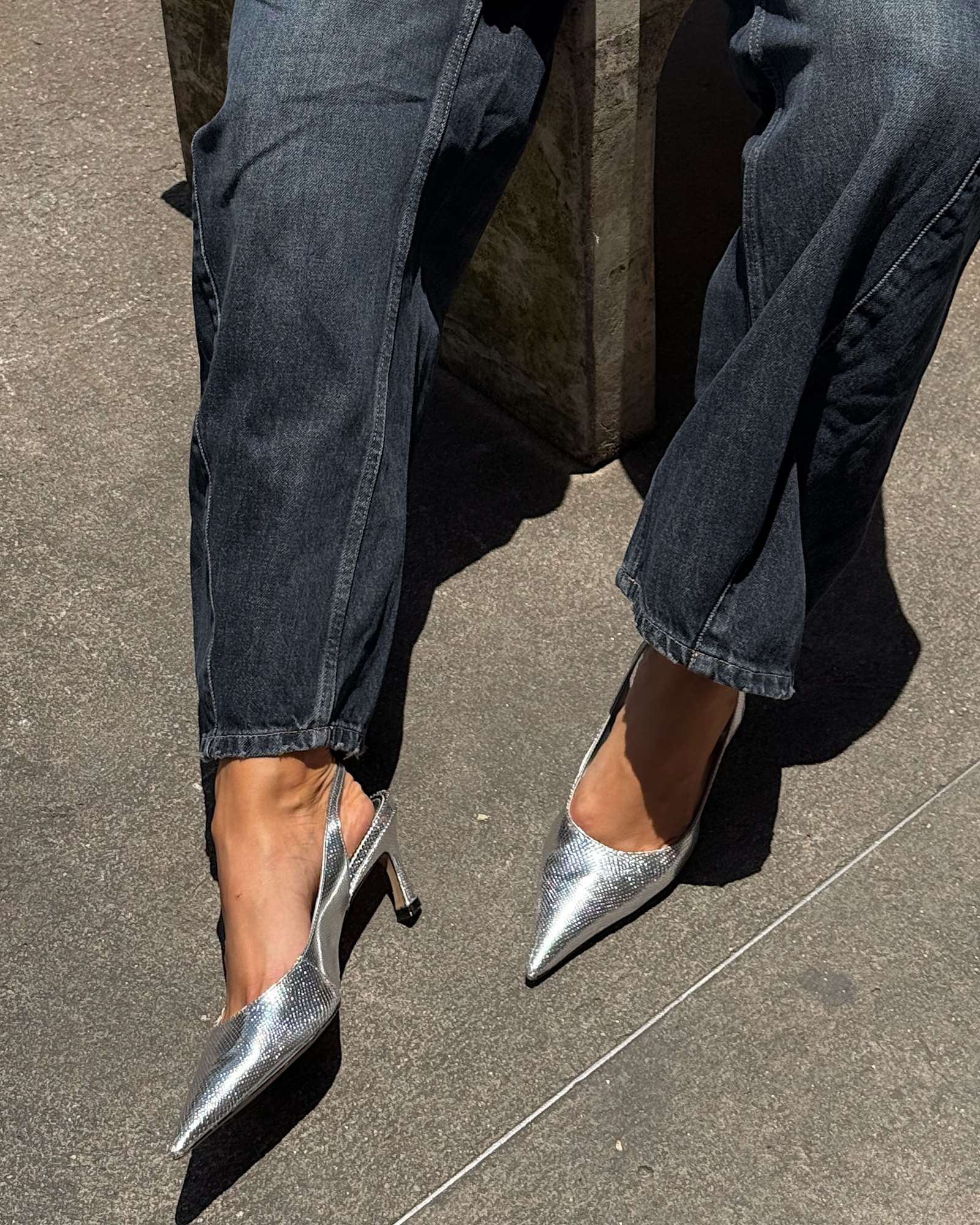 Silver Heels: Strappy Sandals, Platforms and Pointed Mules