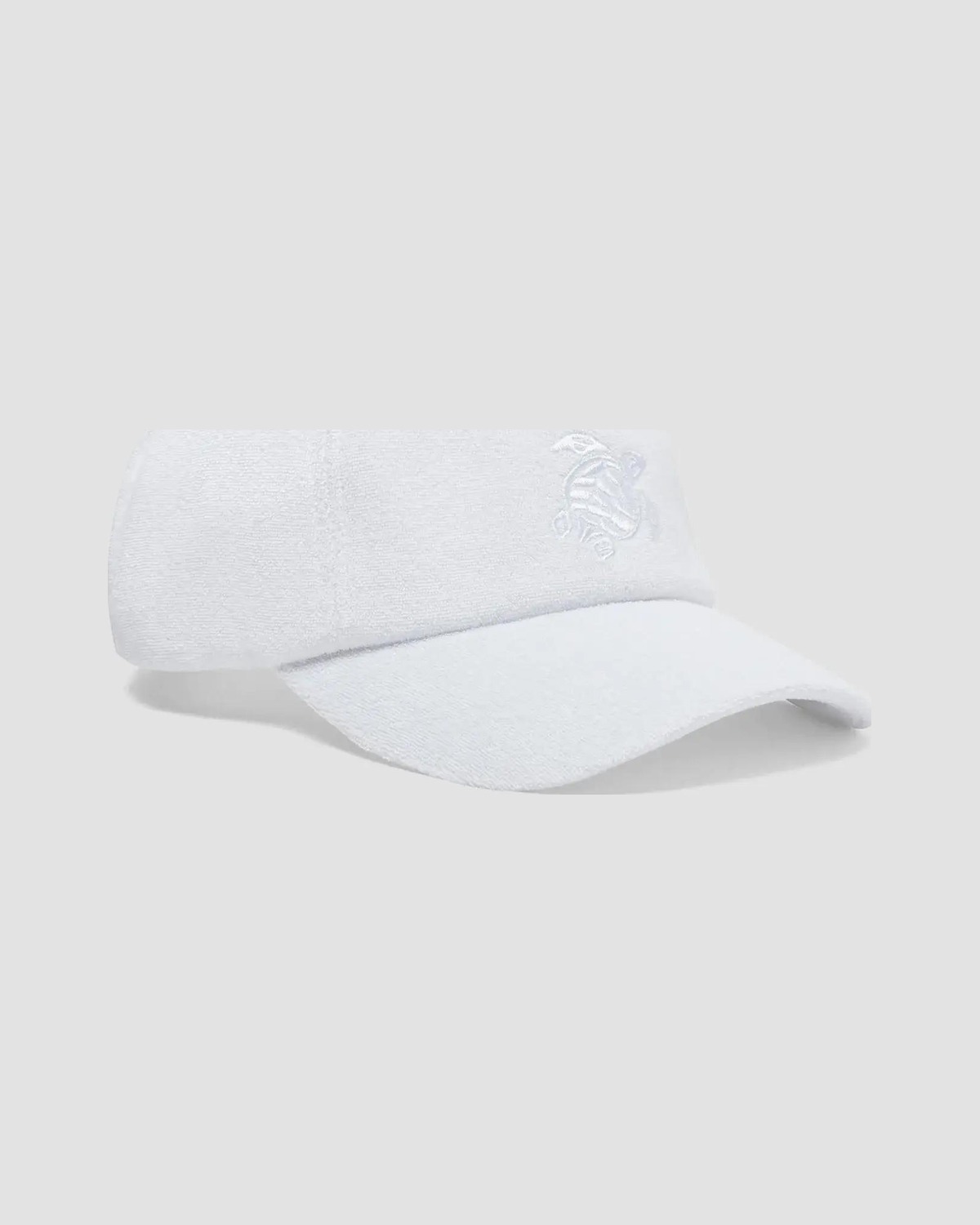 Terry Logo-Embroidered Baseball Cap in White