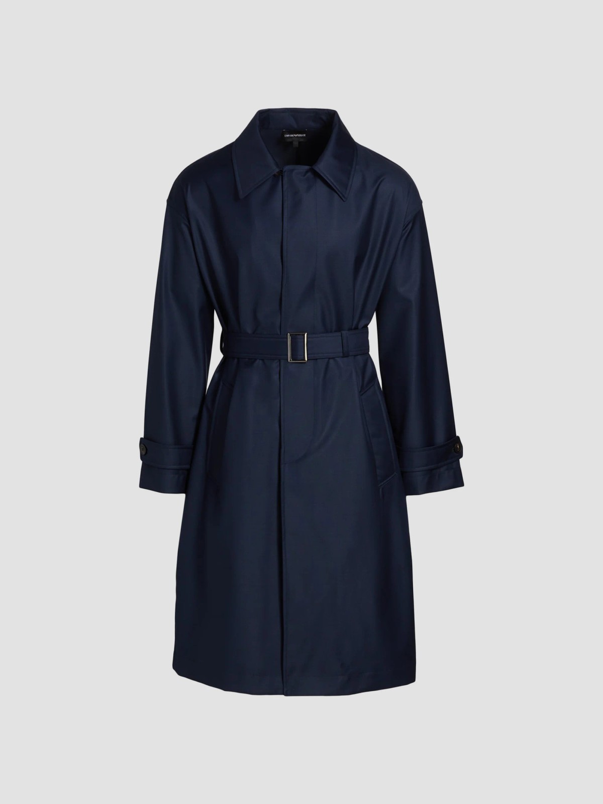 Wool Belted Trench Coat