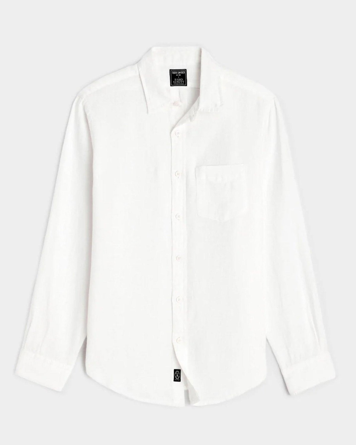 Sea Soft Irish Linen Shirt in White