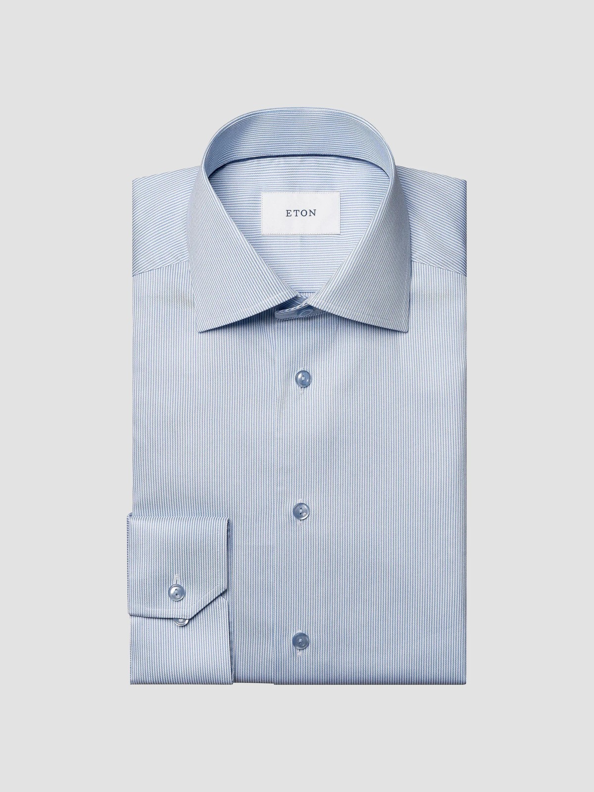Striped Twill Contemporary-Fit Shirt