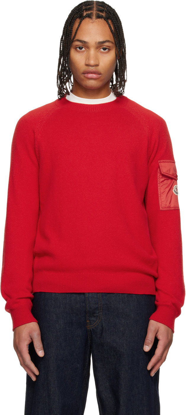 Red Mouline Wool & Cashmere Sweater