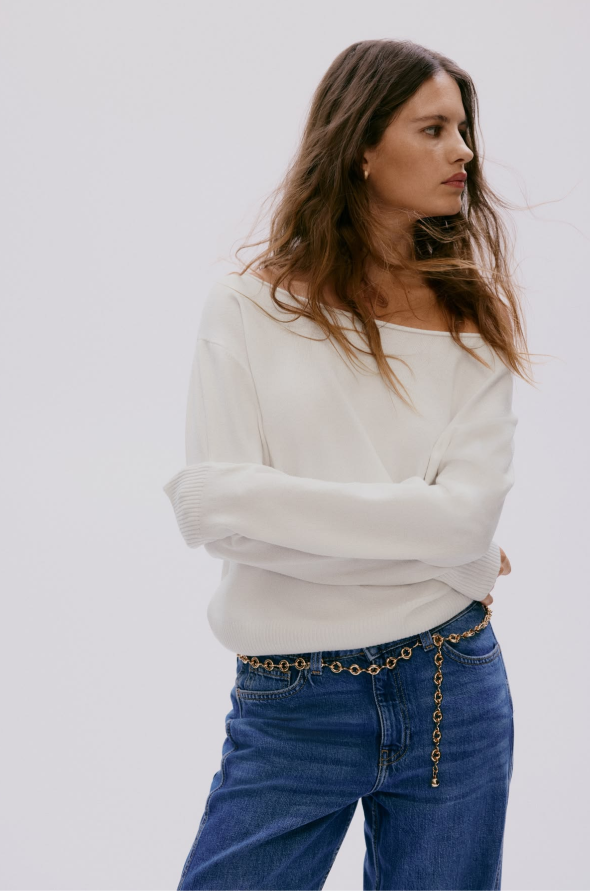 The Off The Shoulder Sweater