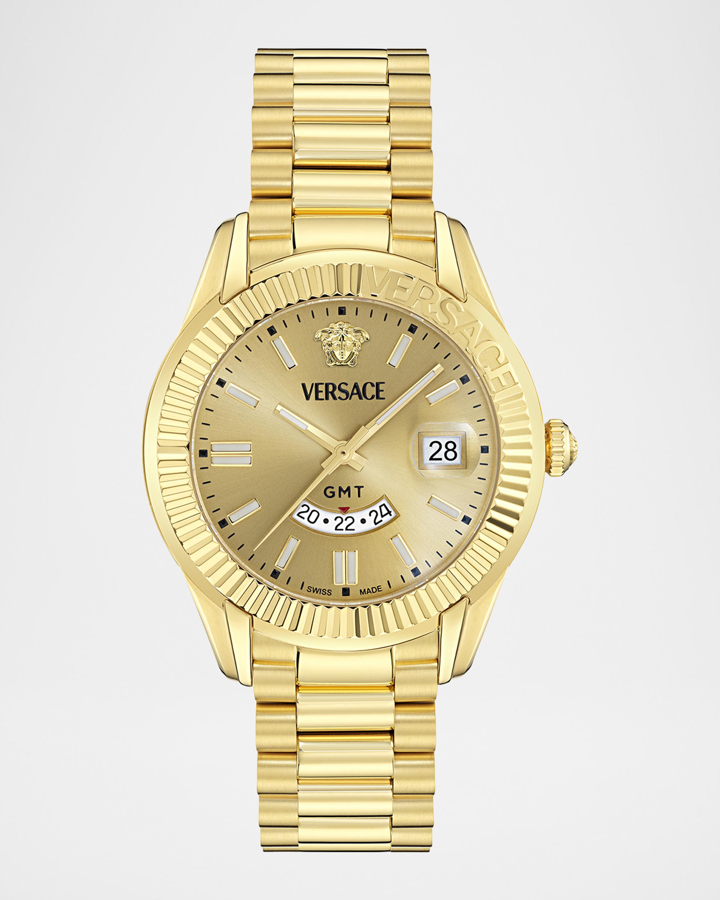 Men's Apodis 41mm IP Yellow Gold Bracelet Watch