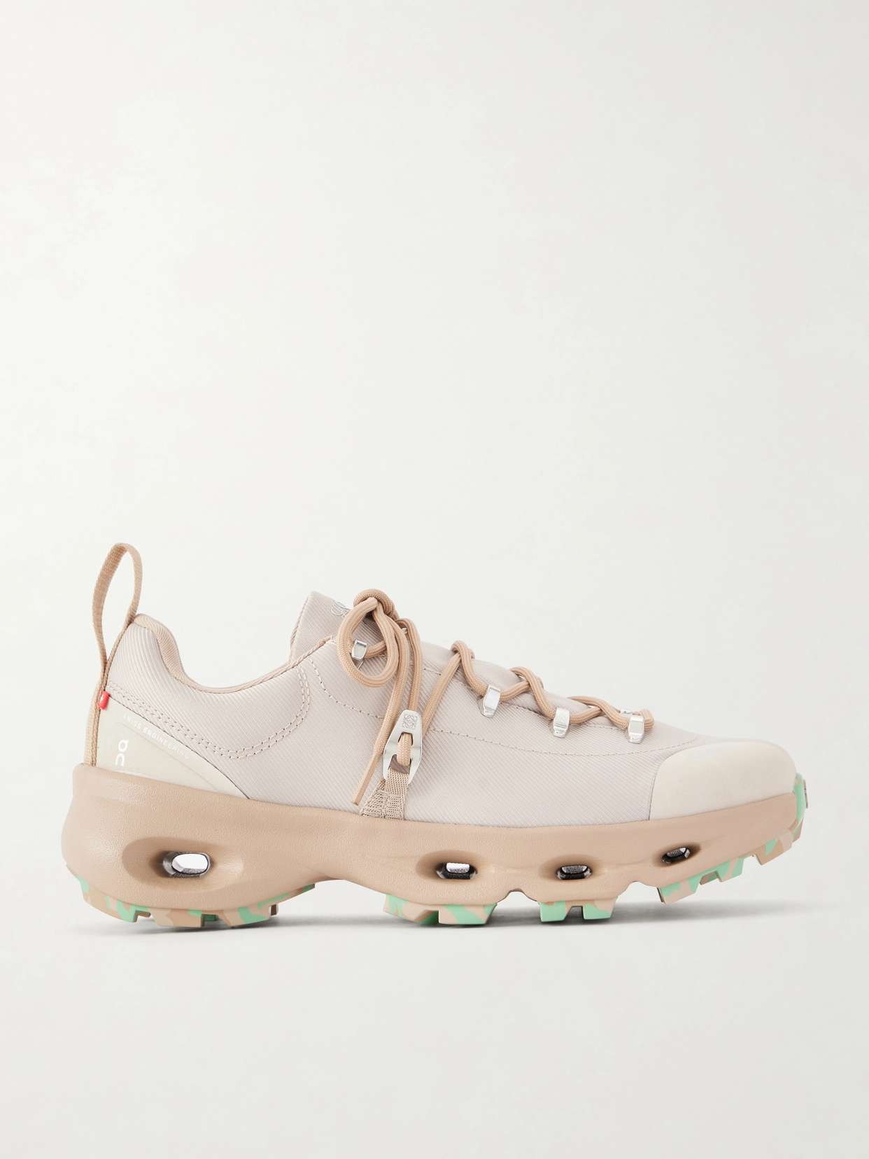 + On Cloudsolo Hiker rubber-trimmed twill sneakers