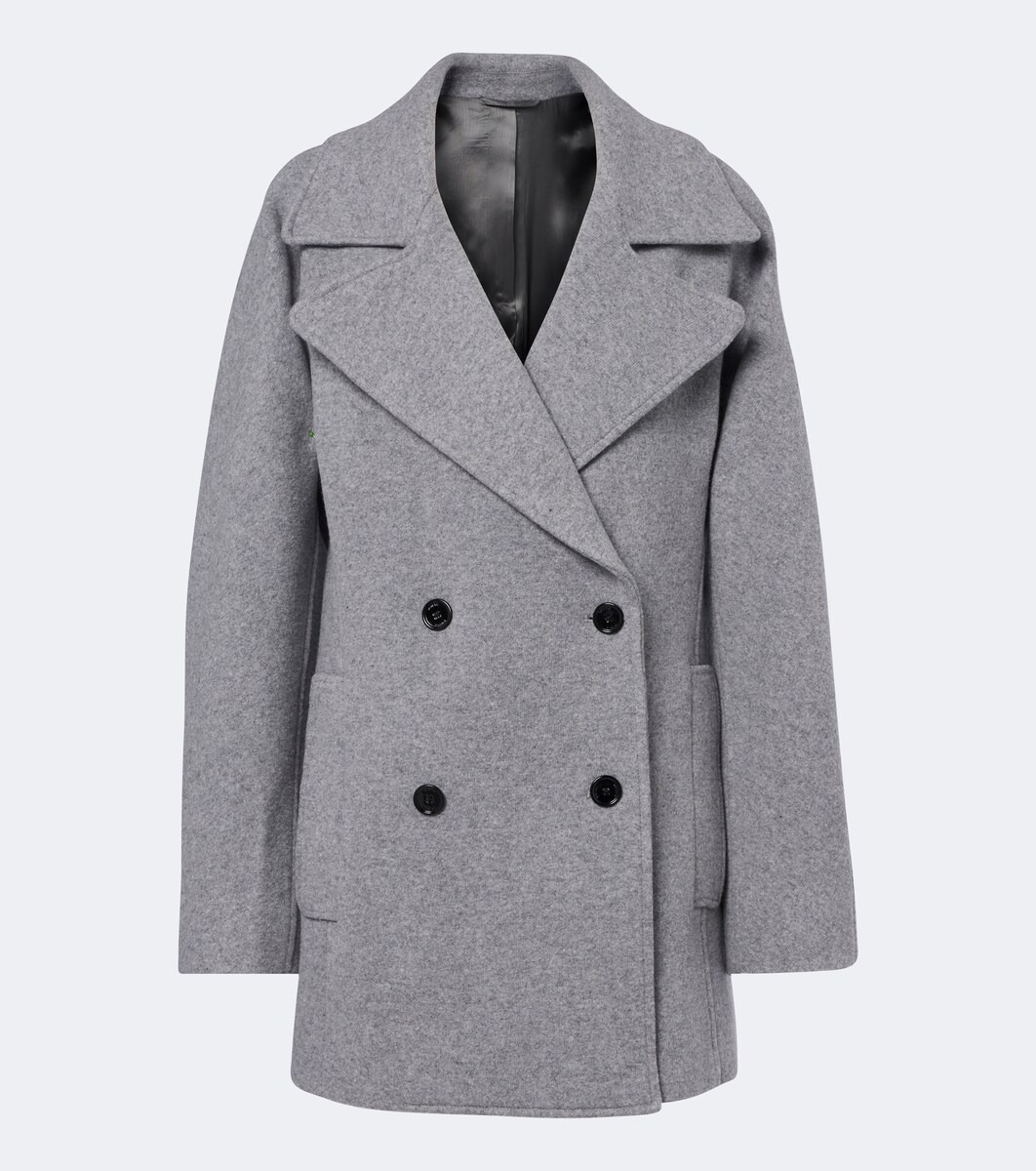 Wool and cashmere-blend peacoat