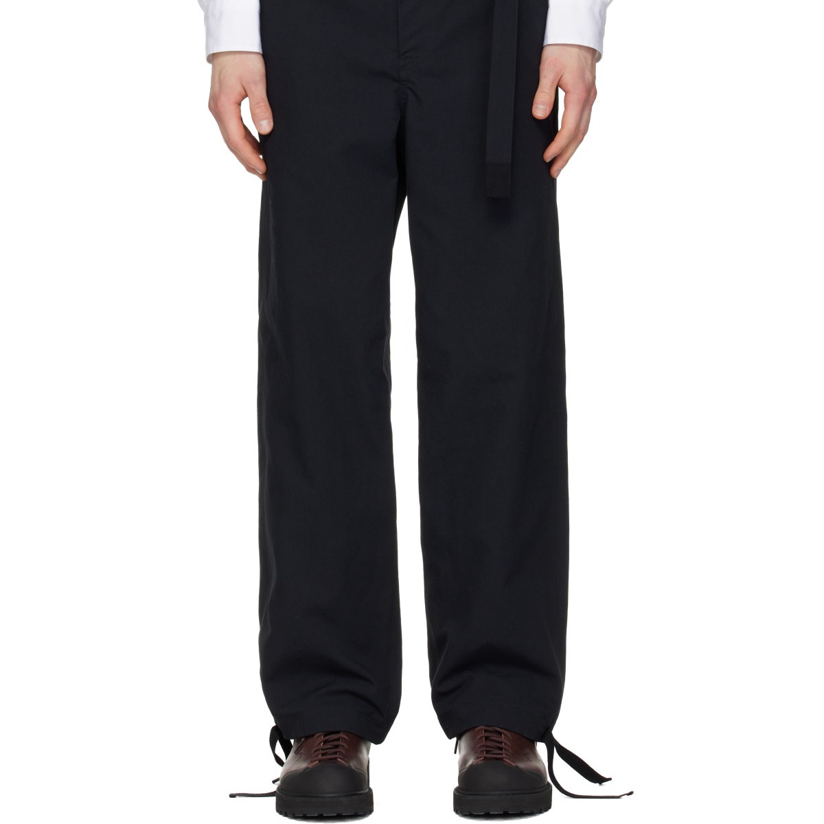 Black Weathercloth Trousers