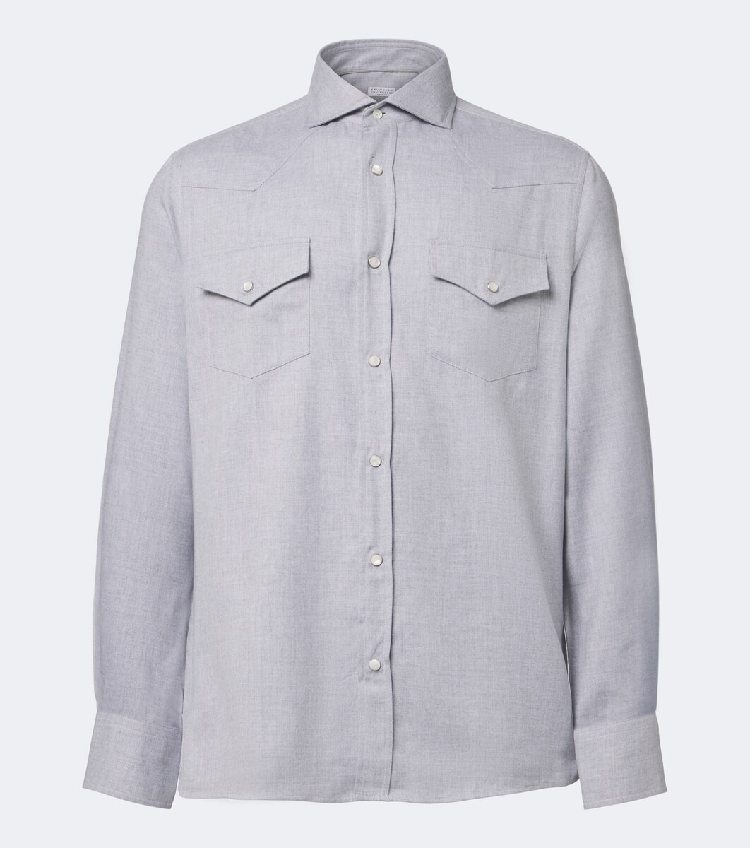 Cotton-blend shirt