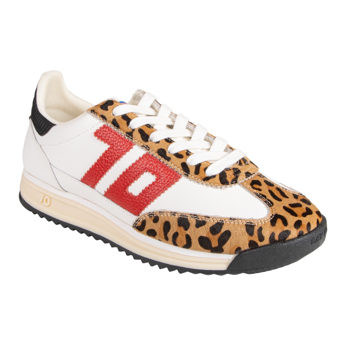Barkley Strike Sneakers in White Pony Camel