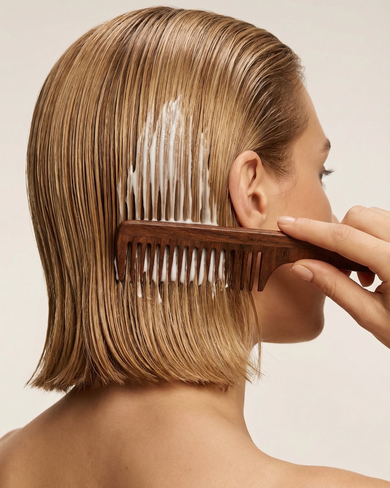 Hair Gloss at Home, In the Shower and After