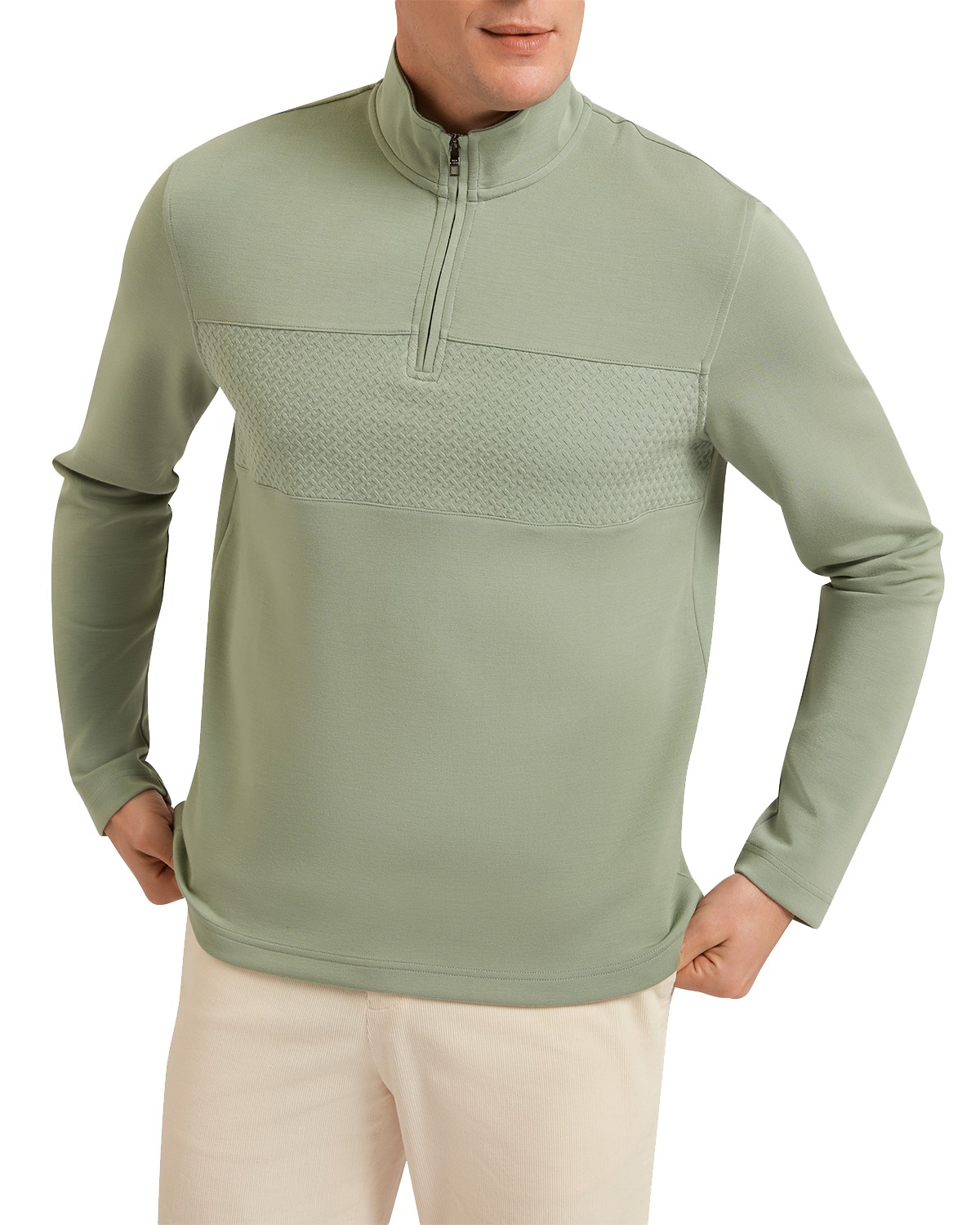 Simonea Quarter Zip Sweater