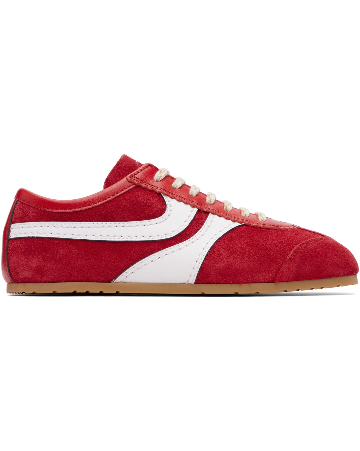 Red Suede Sneakers