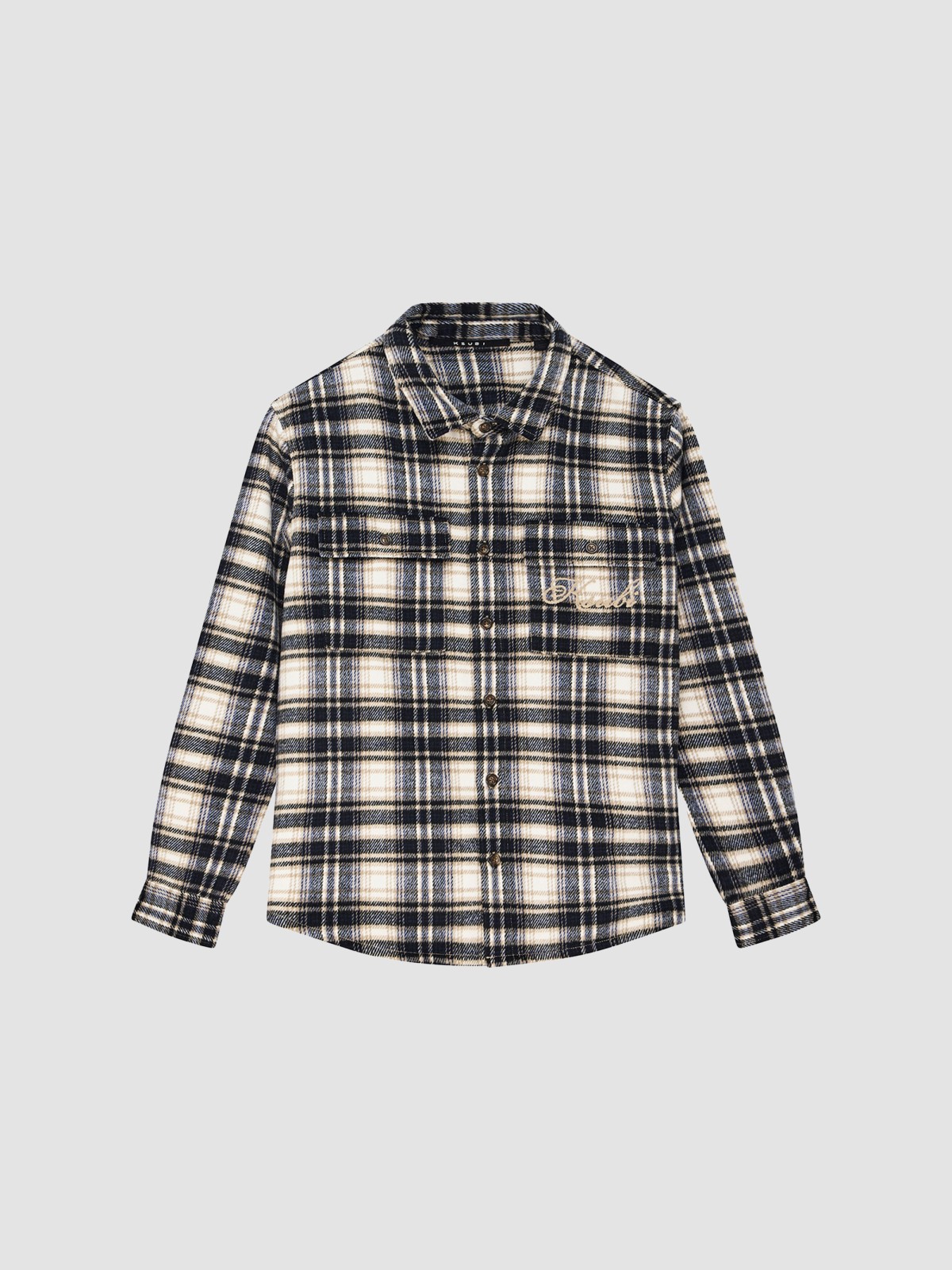 Signed Rosebowl Checked Logo Flannel Shirt