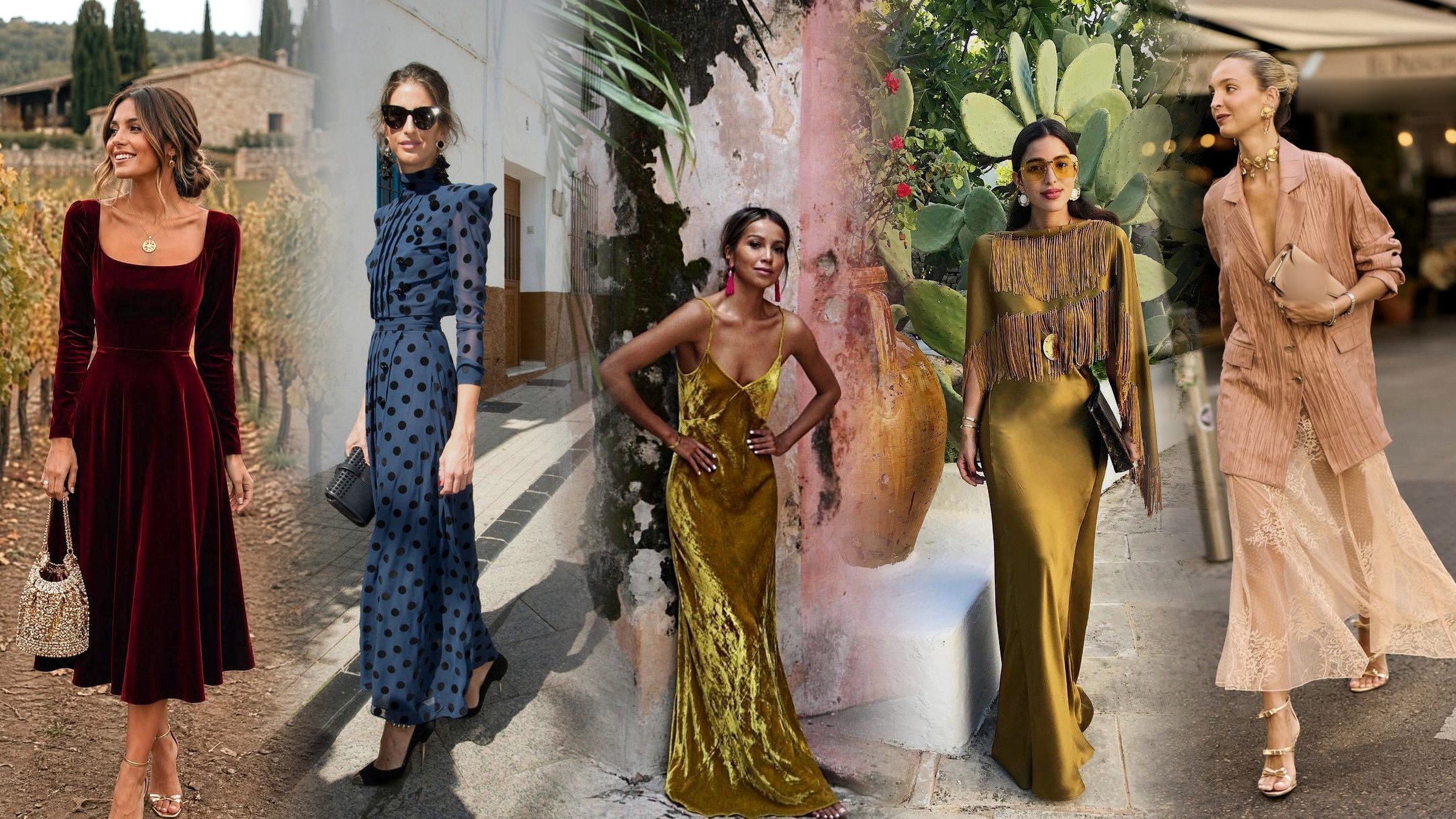 Fall Wedding Guest Outfits, From Velvet to Plaid