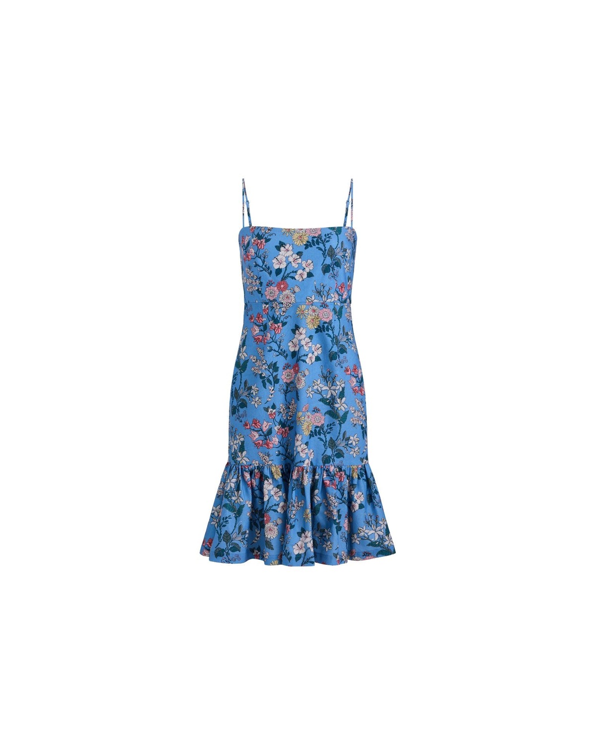 Georgia Dress in Blue Multi Floral