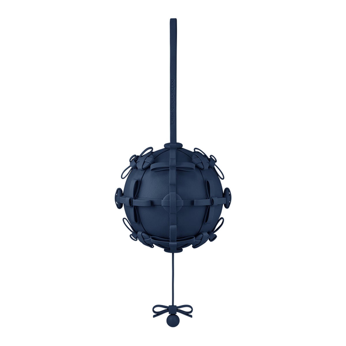 Button Bow Sphere in Ink