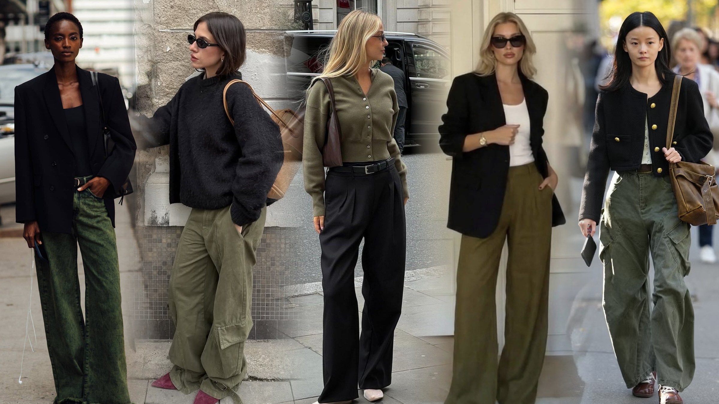 Olive Green and Black Outfits to Try This Fall