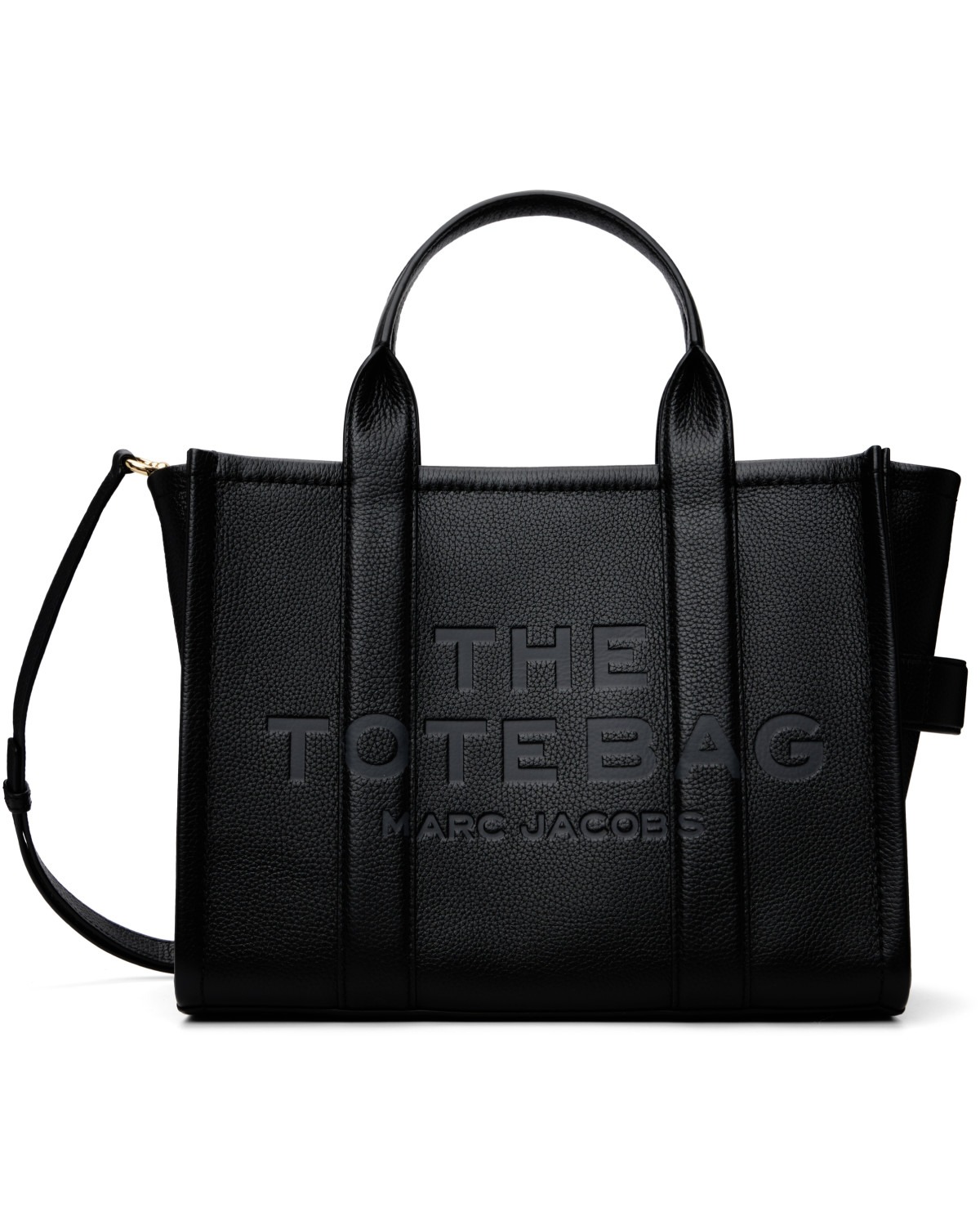 Black 'The Leather Medium' Tote
