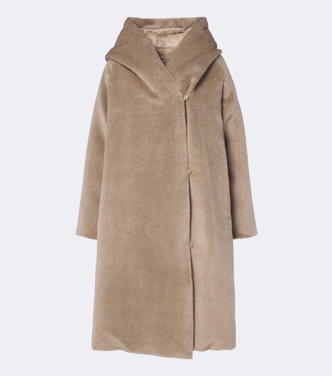 The Cube reversible alpaca and wool down coat
