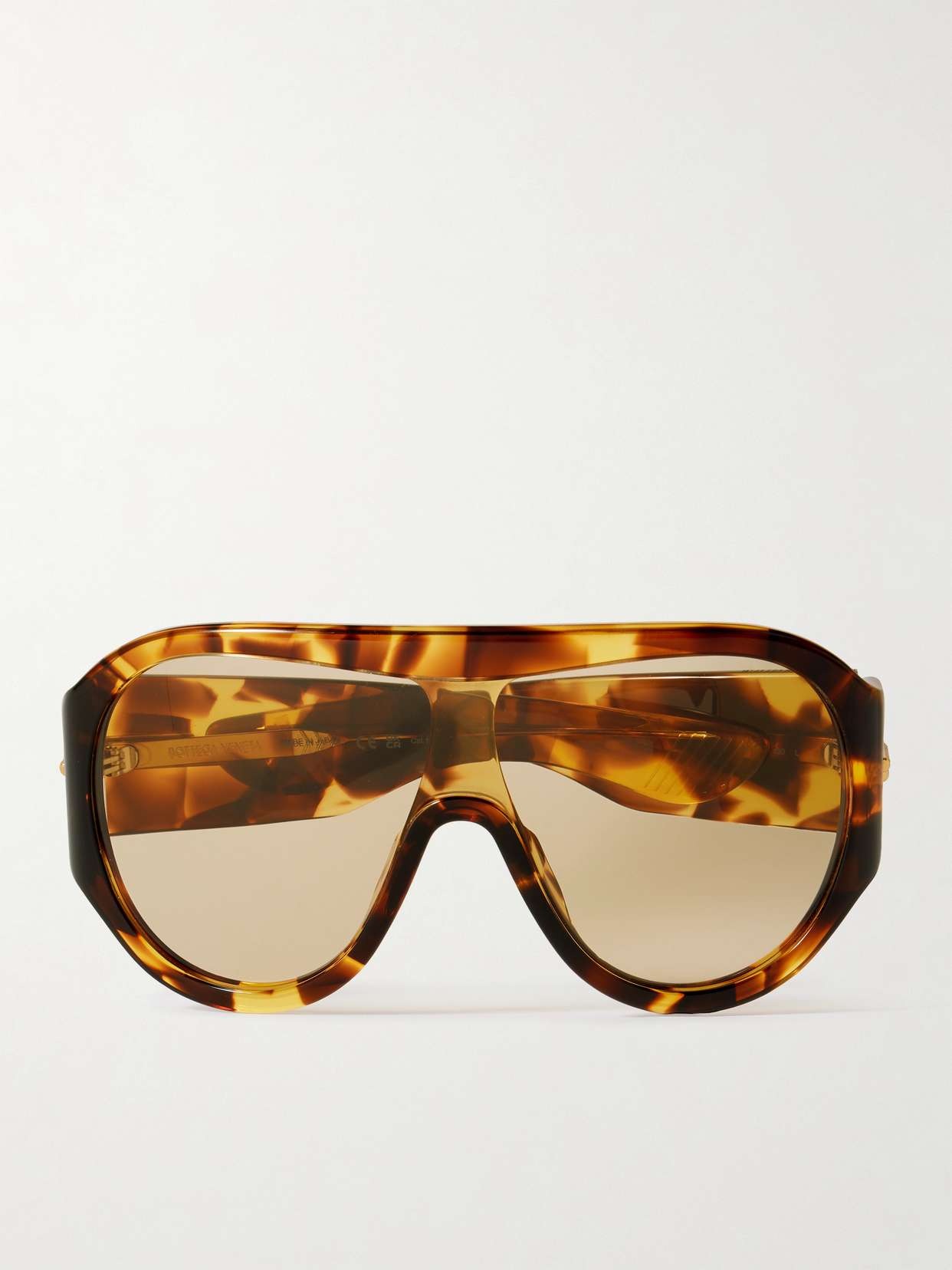 Shield aviator-style sunglasses
