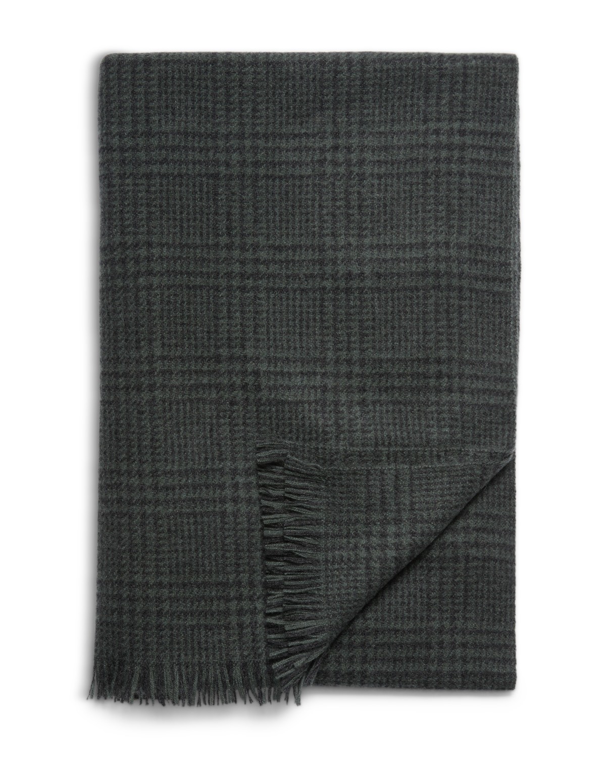 Small Glen Plaid Cashmere Scarf