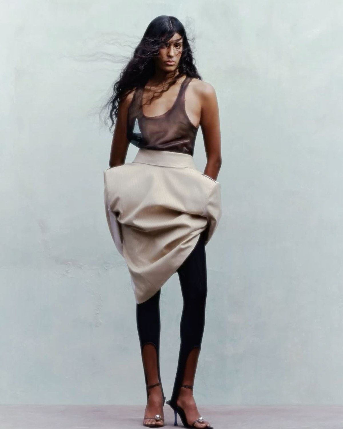 Drop waist skirt: The Fall Line Is Moving South