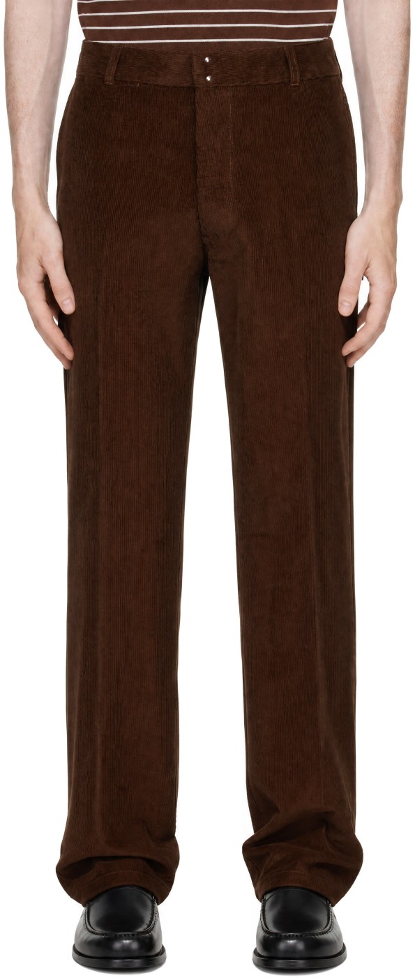 Brown Paris Fit Trousers