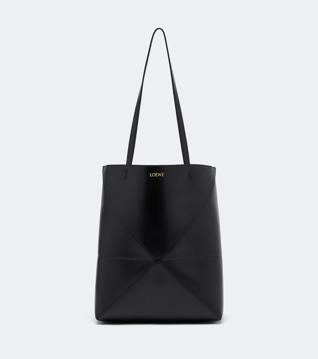 Puzzle Fold Medium leather tote bag