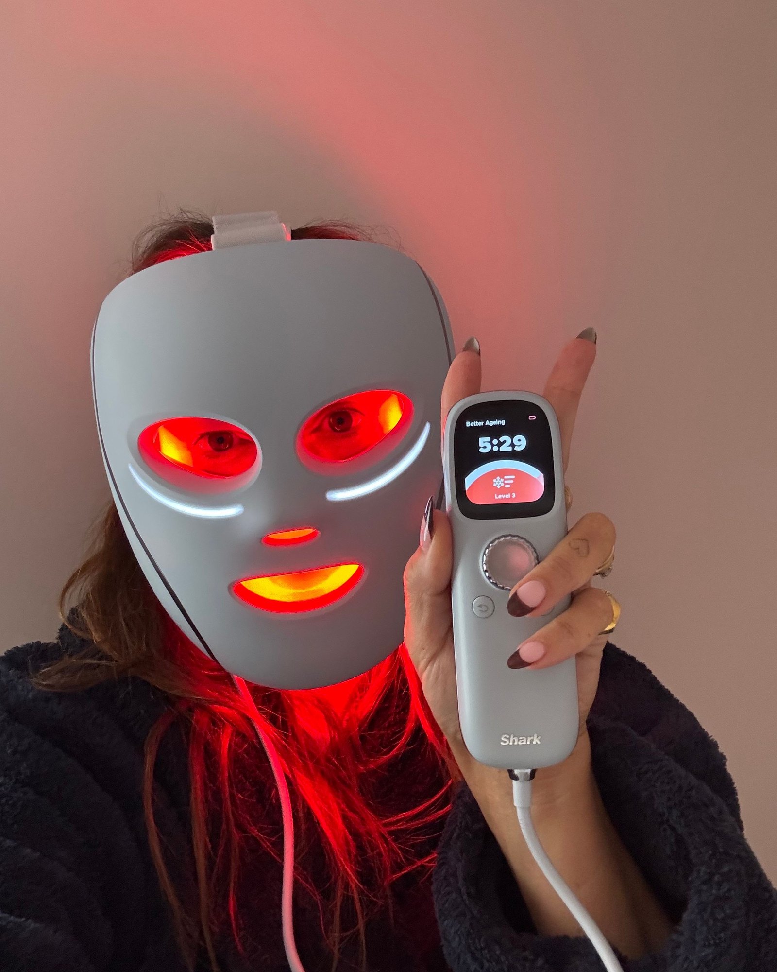 Shark CryoGlow Mask and the LED Devices to Wear It Alongside