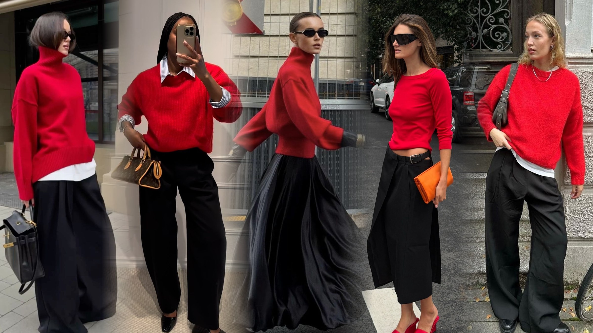 Red and Black Outfits to Try This Fall