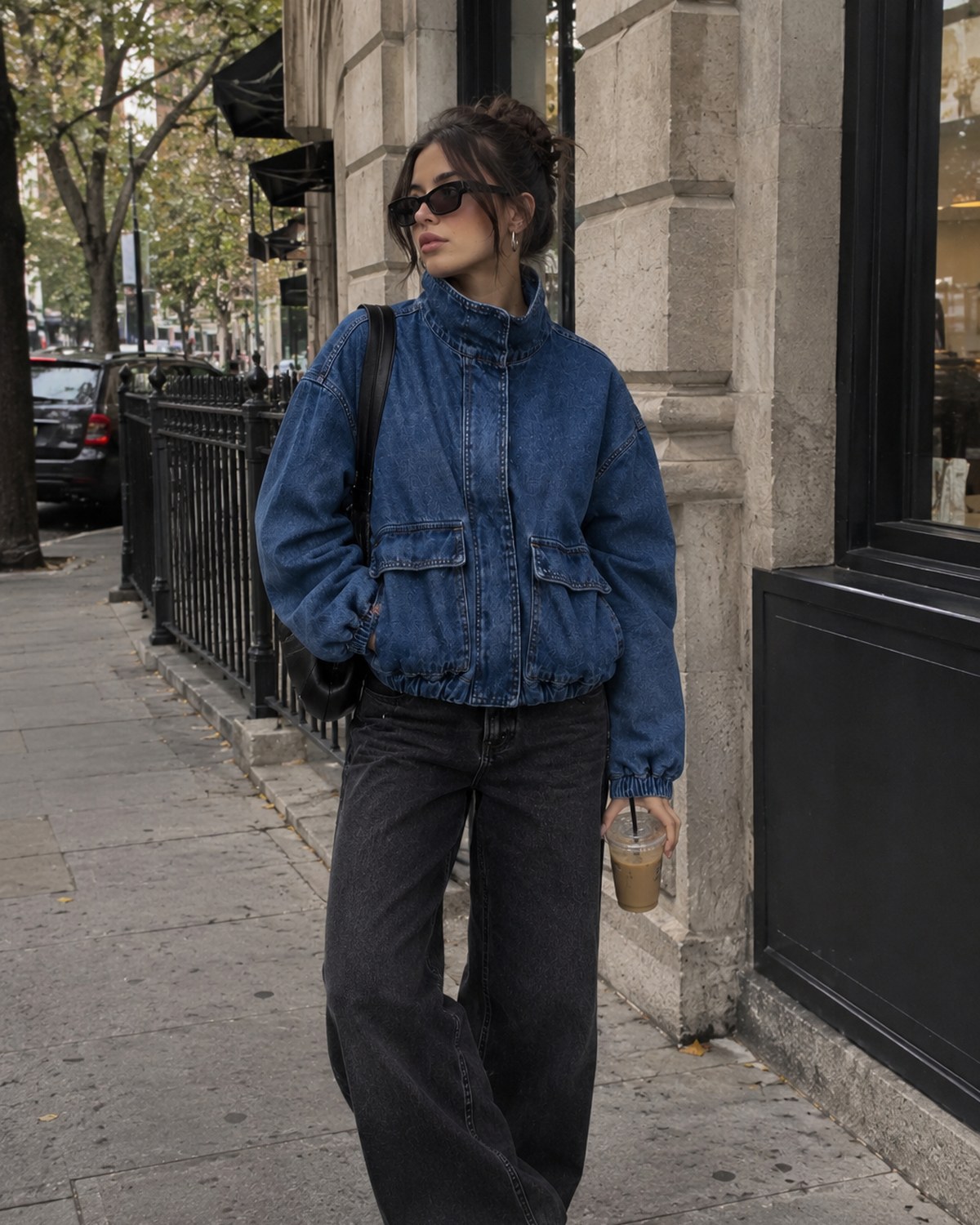 Denim Bomber Jacket: Why the Levi's 80s Shape Is Back This Fall