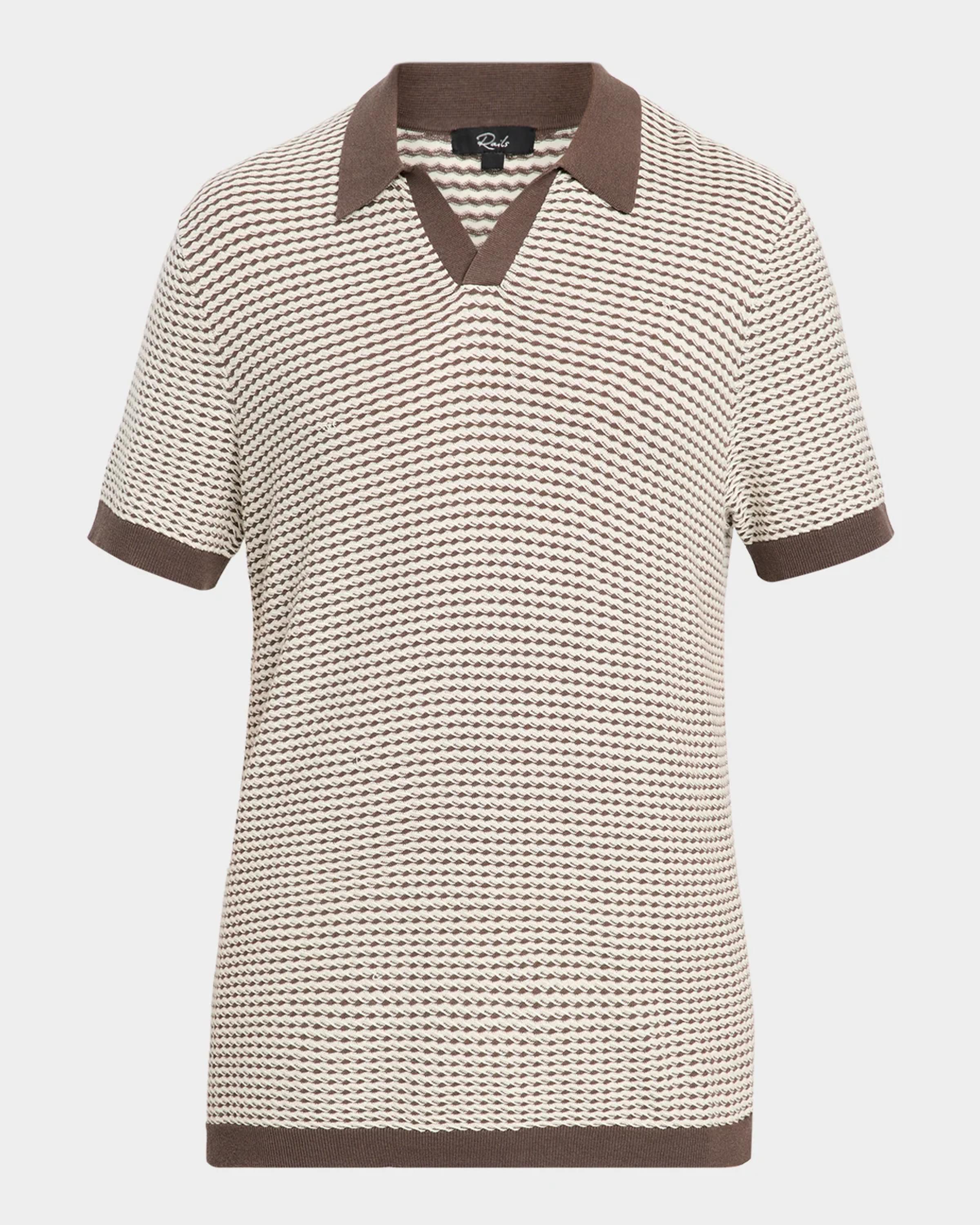Men's Hayden Cotton and Silk Polo Sweater