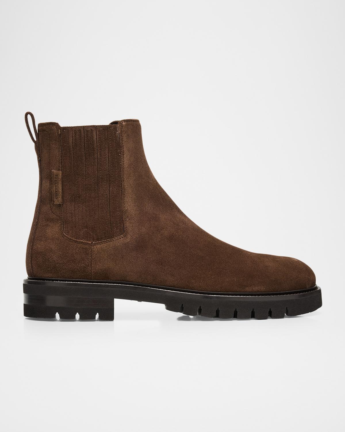 Men's Asphalt Suede Chelsea Boots
