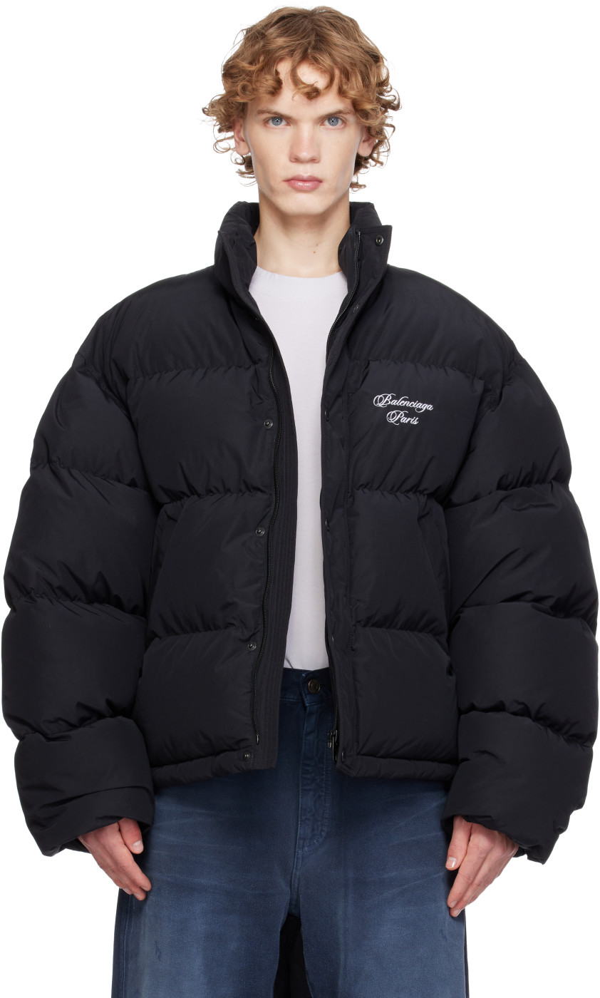 Black Puffer Down Jacket