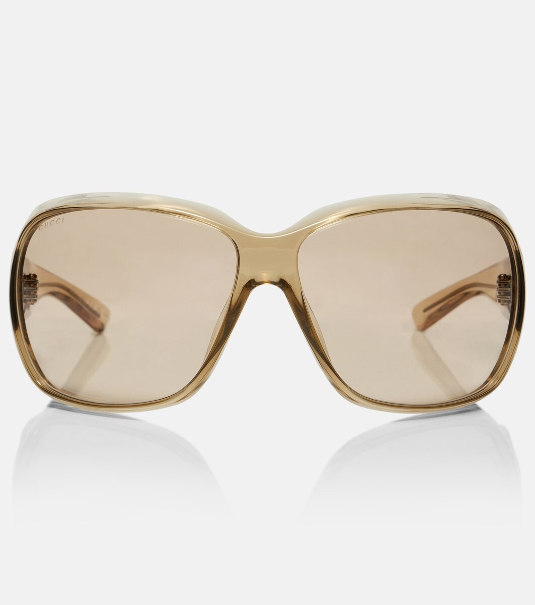 Gucci Script square sunglasses