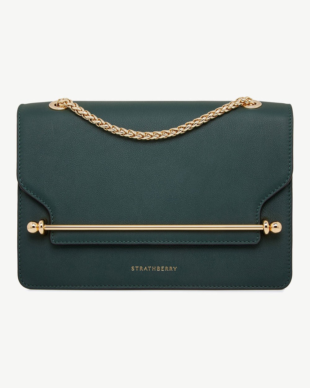 East/West Crossbody Bag in Bottle Green