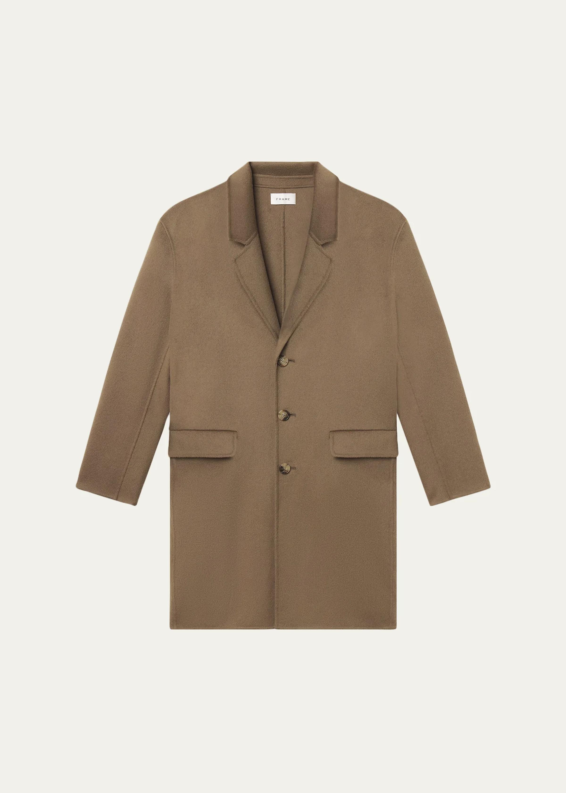 Men's Double-Face Wool Overcoat