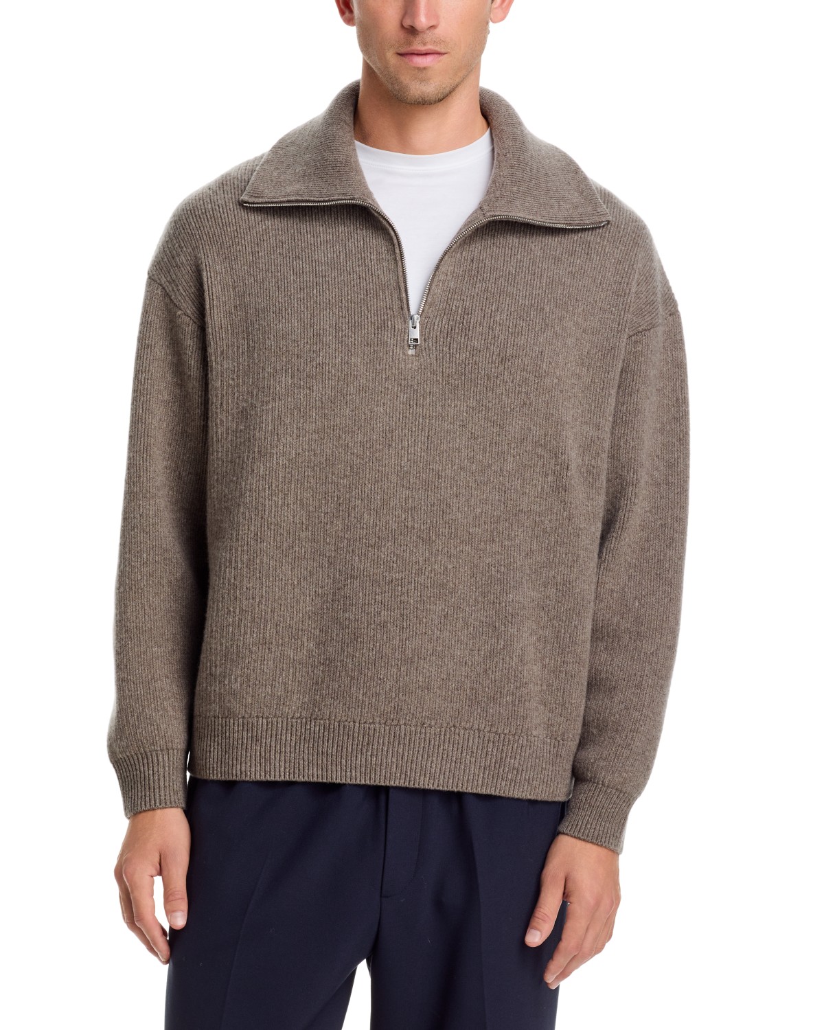 Retro Half Zip Polo Sweater