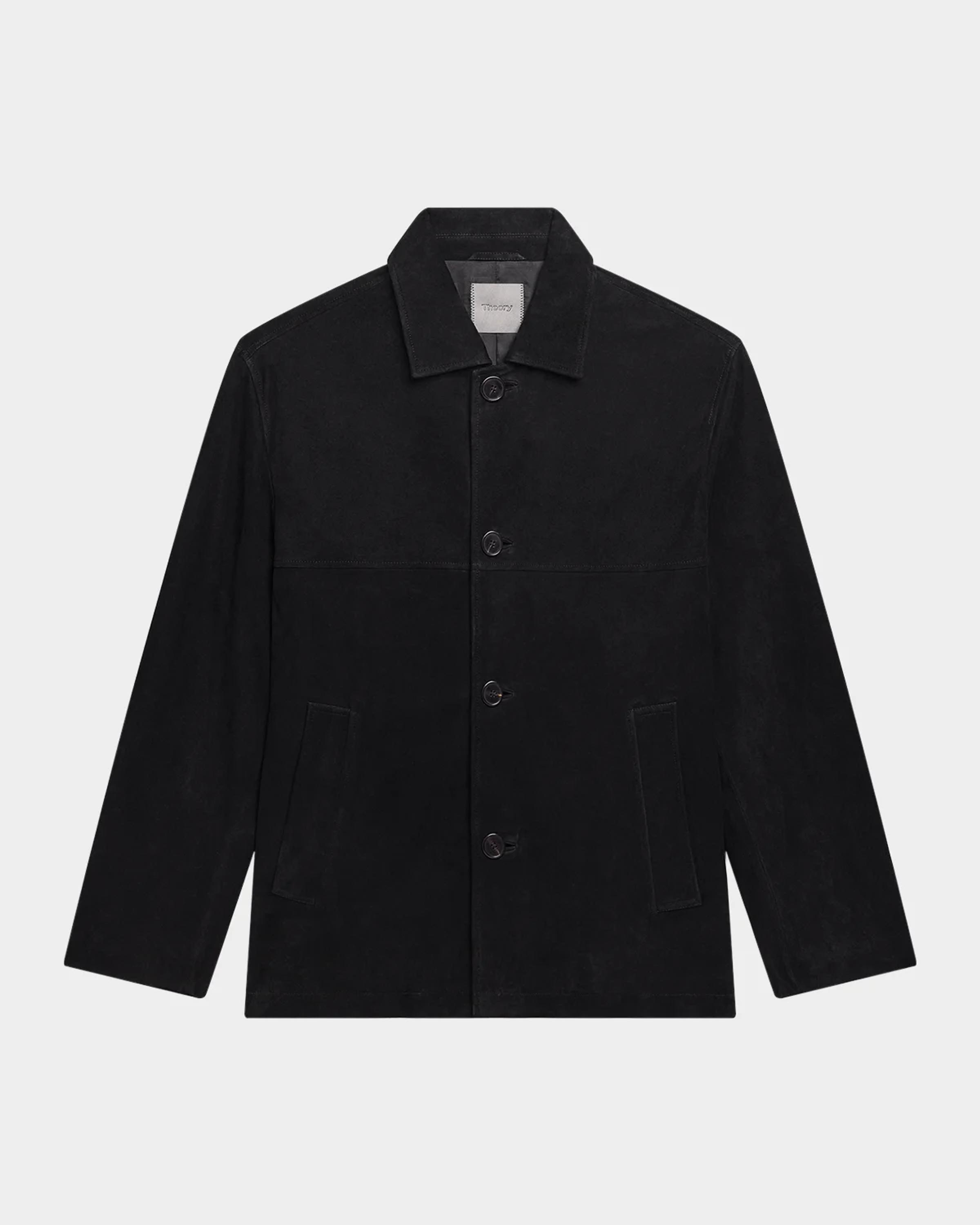 Men's Wool Four-Button Car Coat