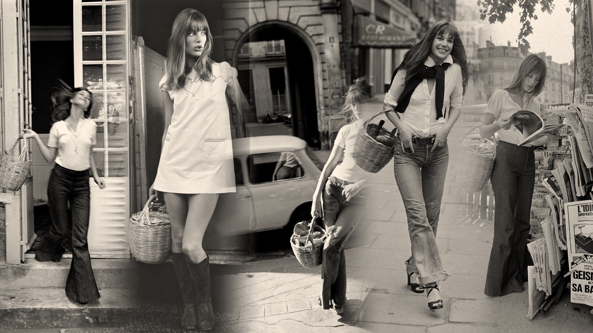Jane Birkin Style for Fall, Four Outfits