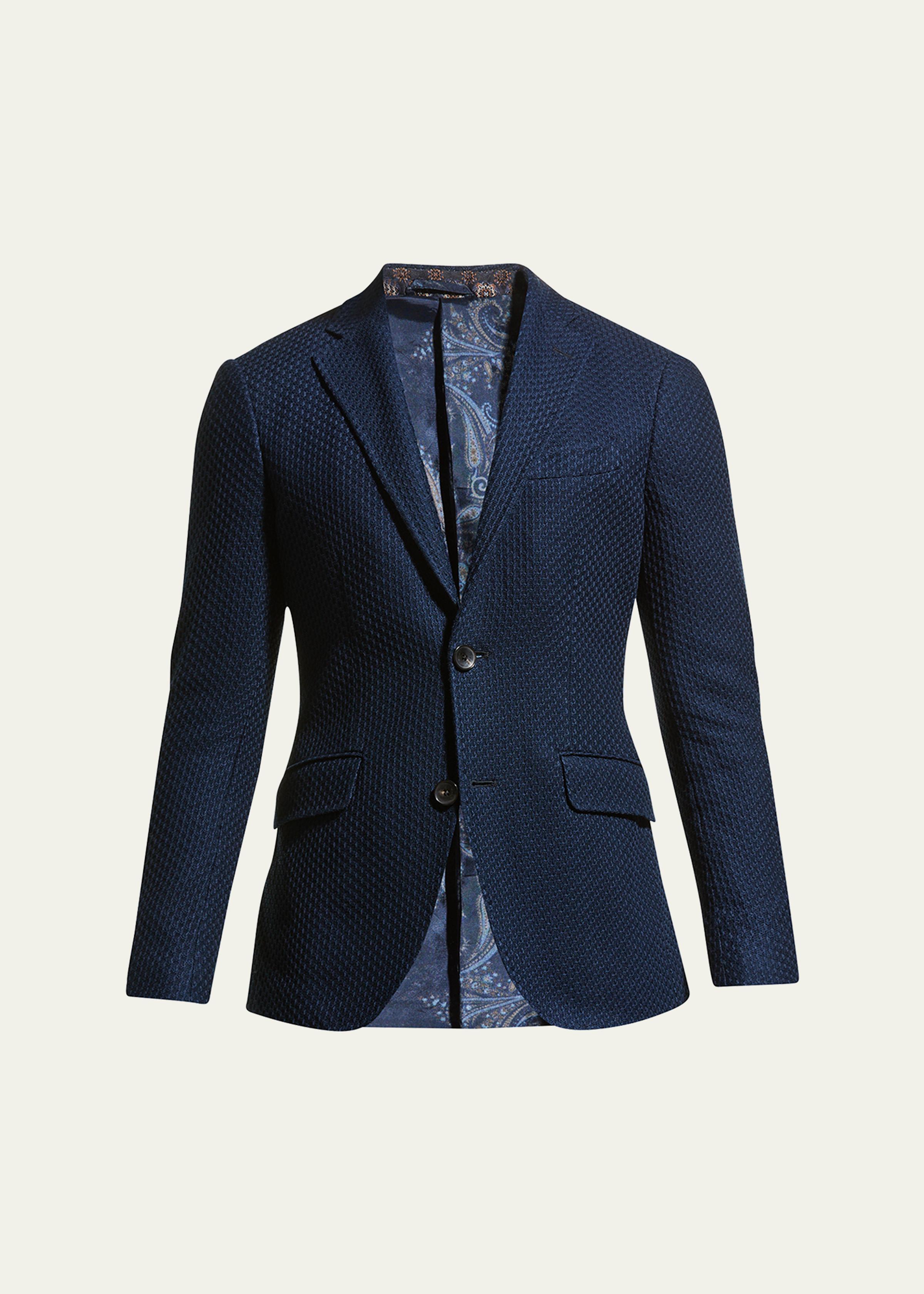 Men's Basic Knit Blazer