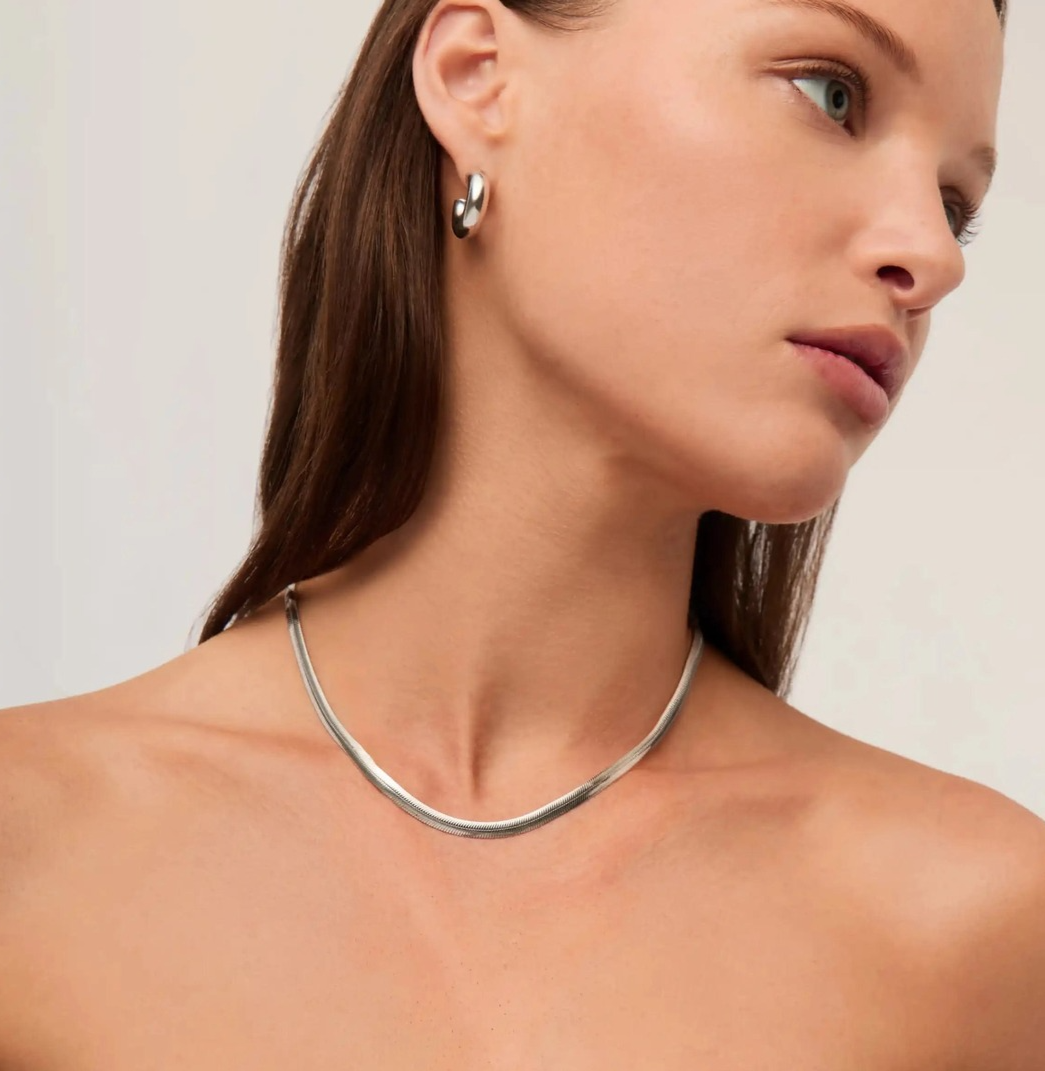 Snake Chain Necklaces: Smooth Links to Wear Alone or Layer
