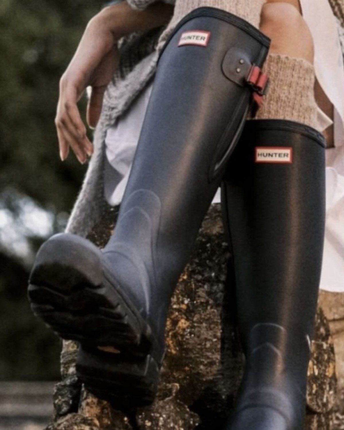 Hunter Croc Boots: The Black Croco Wellie From Kate Moss's Hunter Return