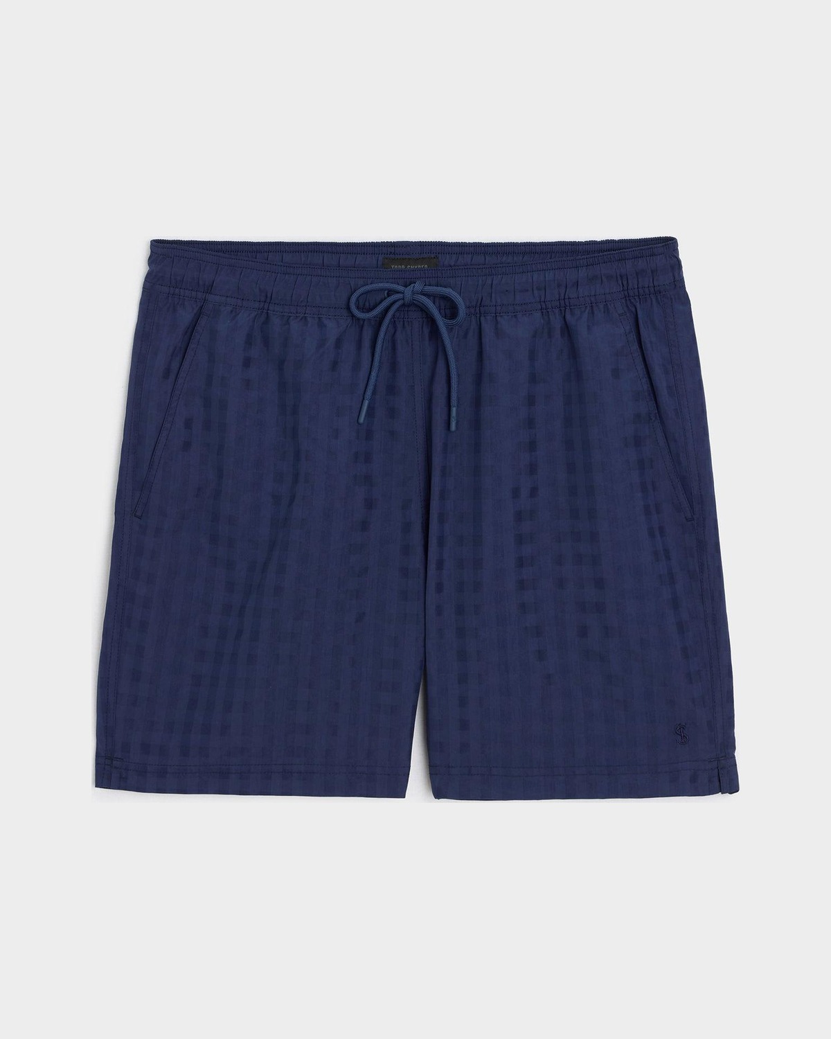 Seersucker Montauk Swim Trunk in Navy