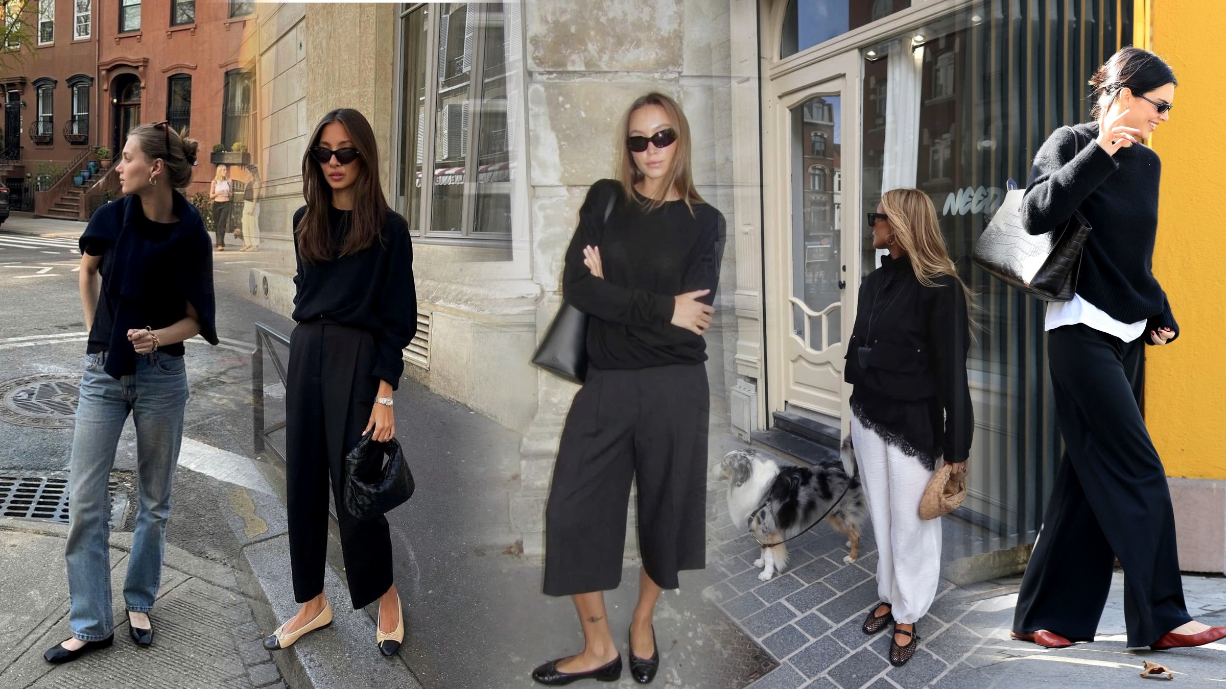 Black Flats Outfits, From Workday to Evening