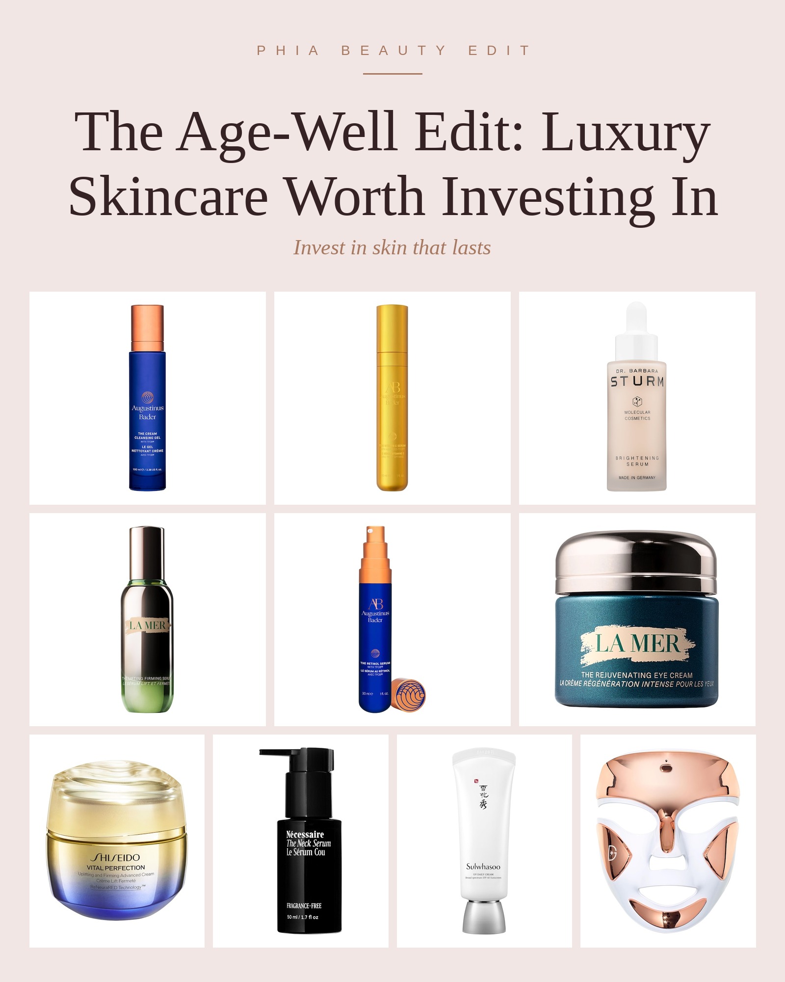 Luxury age-well skincare worth investing in