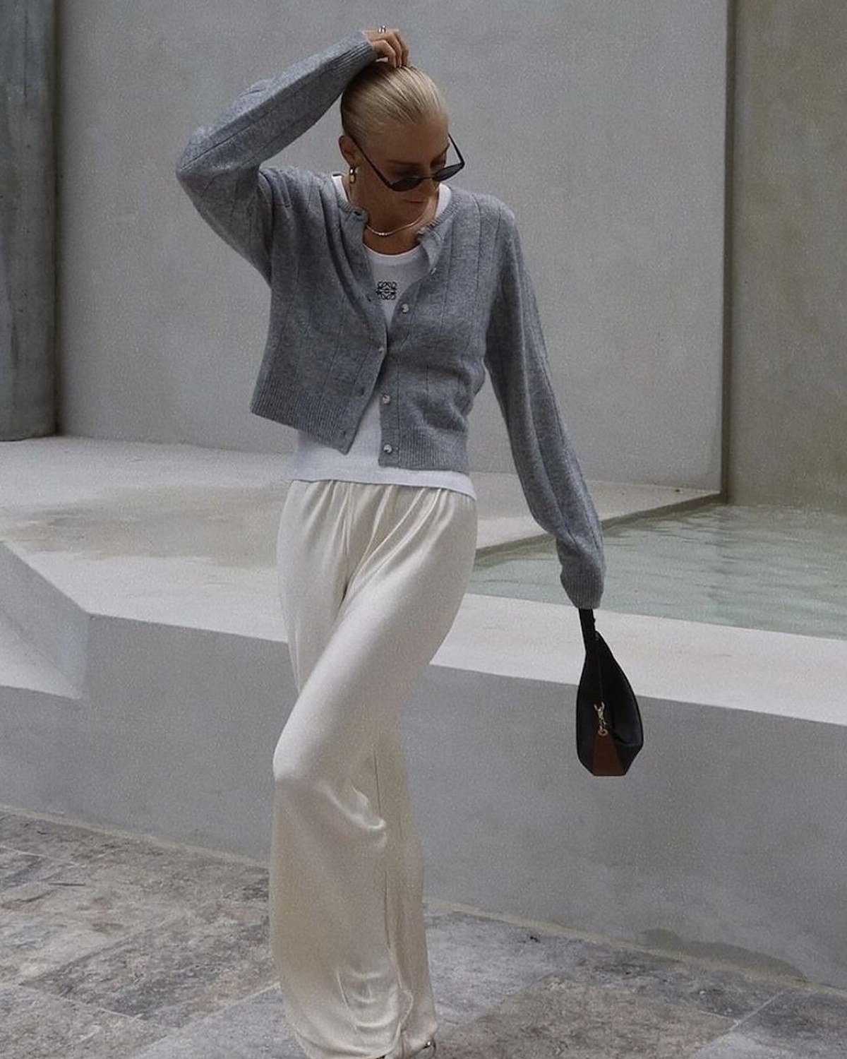 Cream and Gray Outfits to Try This Fall