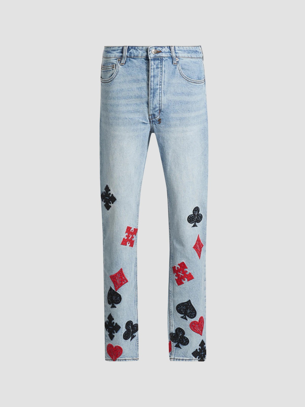 Chitch Duke Card-Motif Jeans