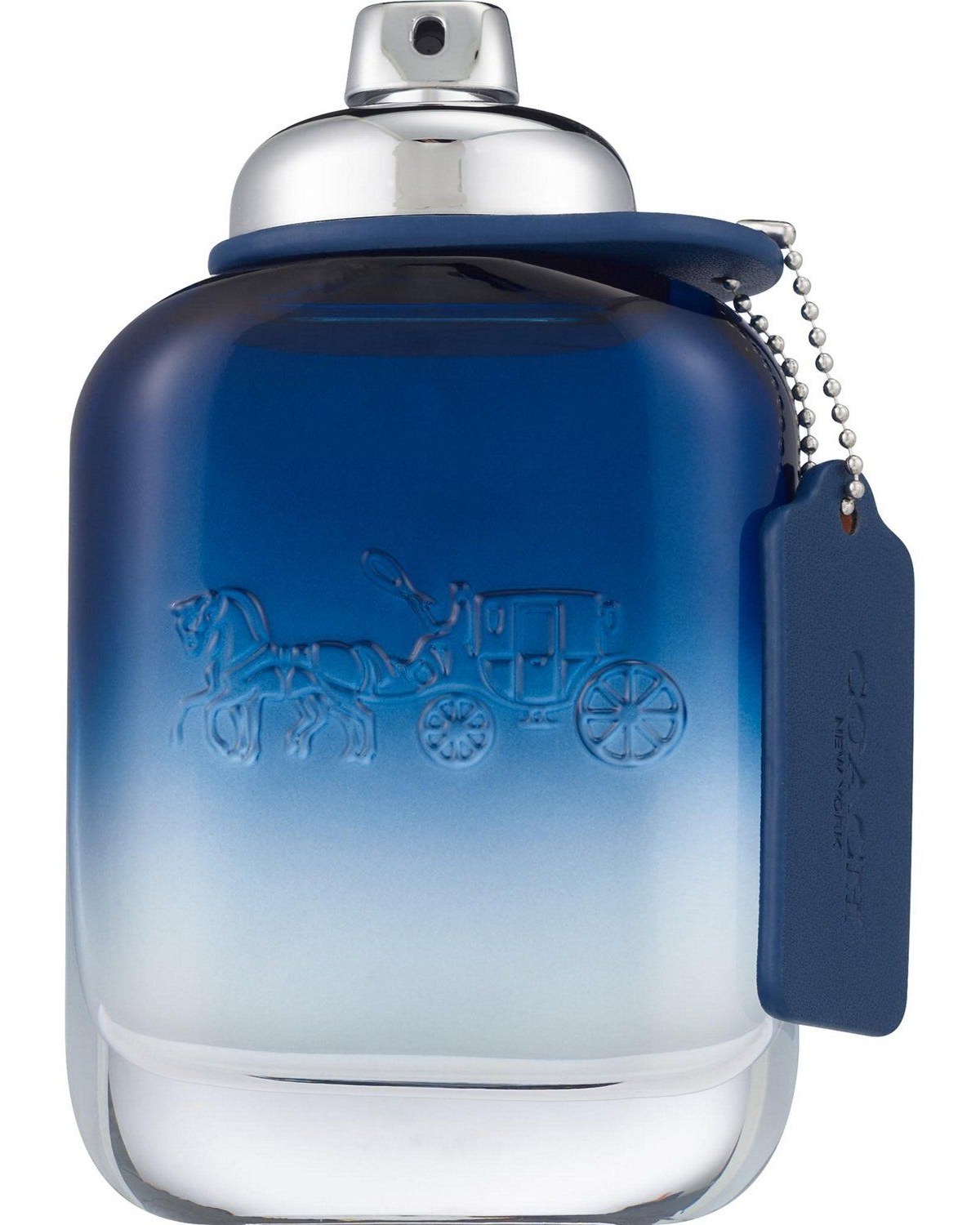 A Shelf of Coach Blue Cologne and the Fresh Scents Beside It