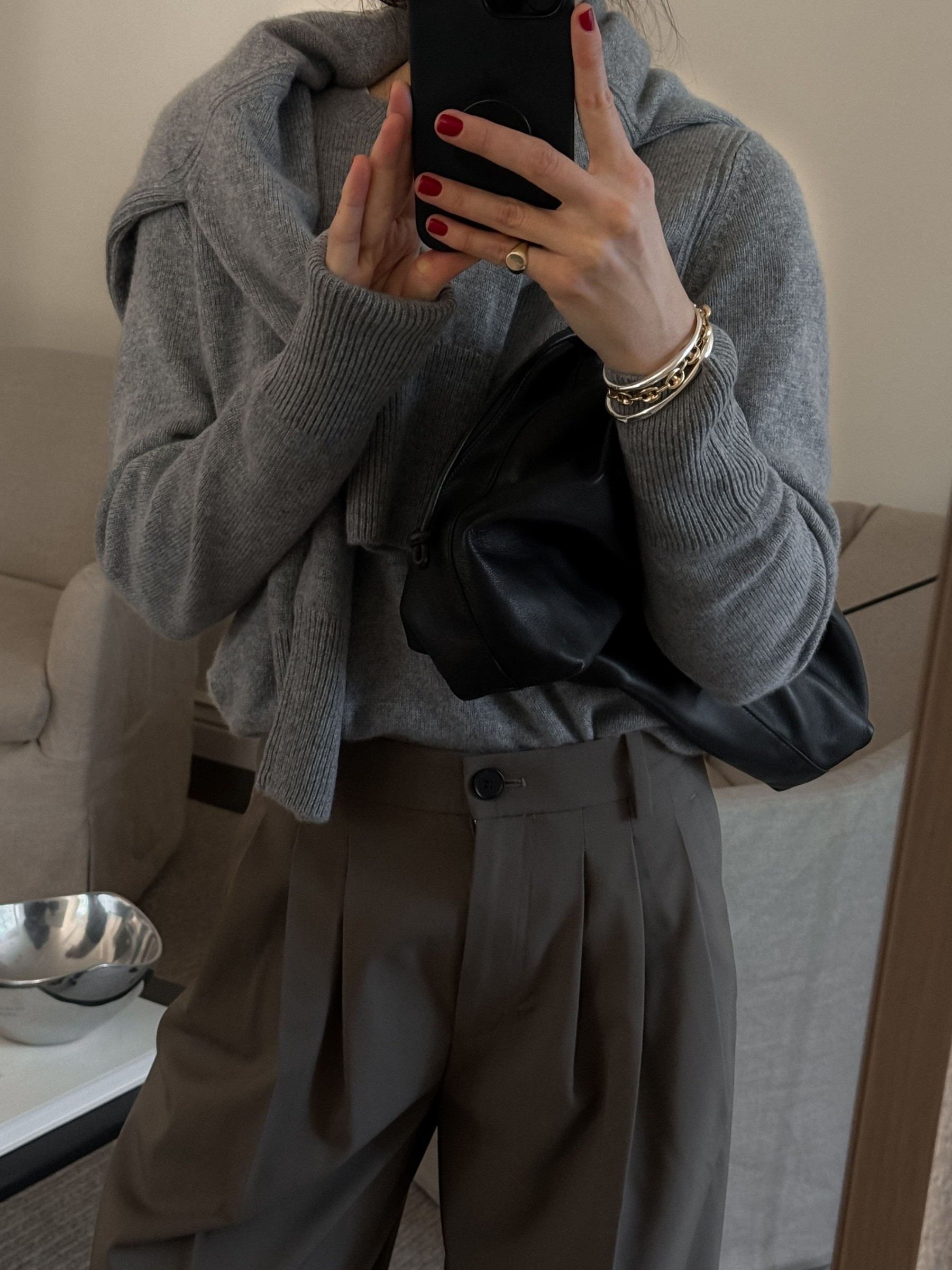 How to Wear a Sweater Over Your Shoulders